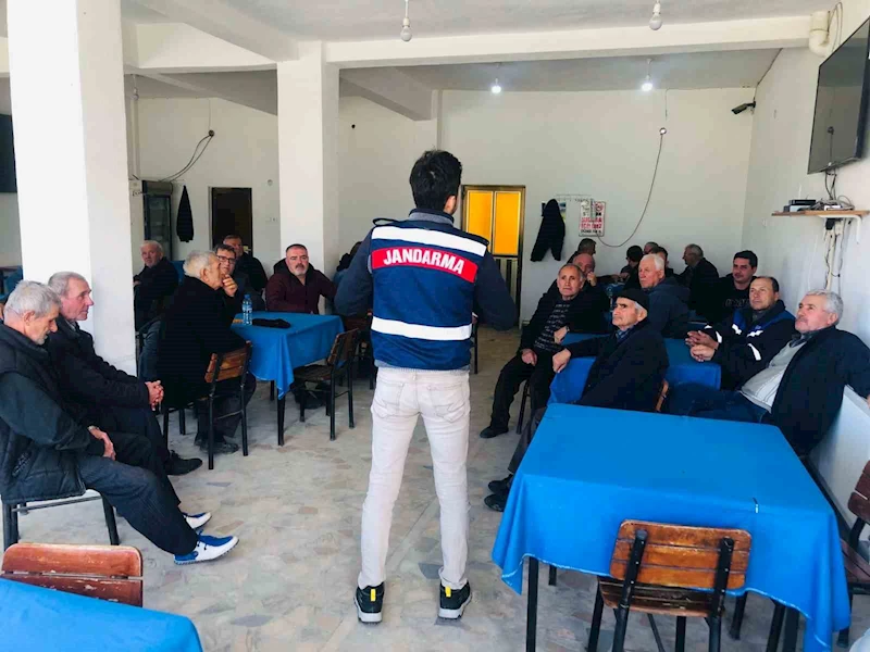 JANDARMA EKİPLERİ KÖYLERDEKİ EĞİTİMLERİNİ SÜRDÜRÜYOR