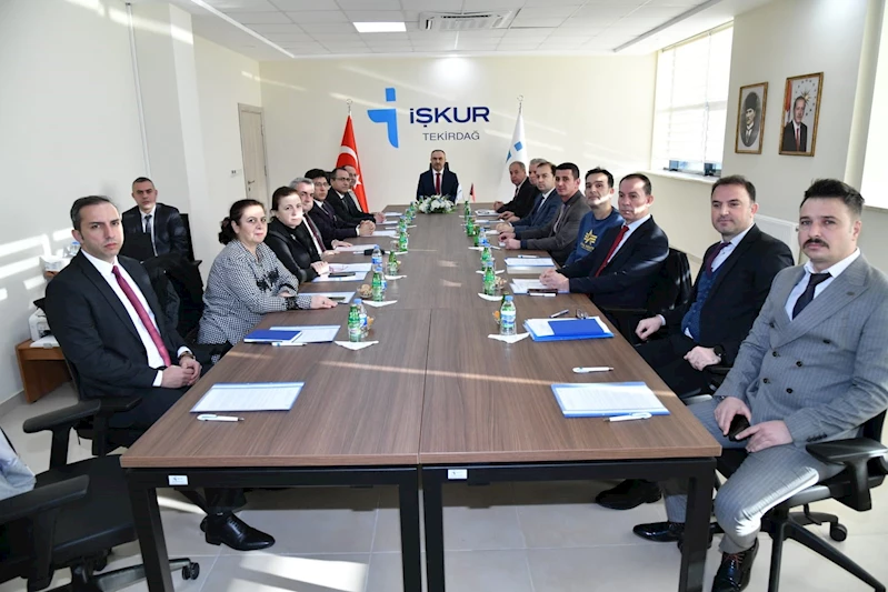 TEKİRDAĞ İL İSTİHDAM VE MESLEKİ EĞİTİM KURULU TOPLANTISI YAPILDI