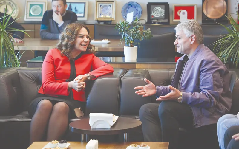 CANDAN YÜCEER TEKİRDAĞ TİCARET ODASI’NI ZİYARET ETTİ