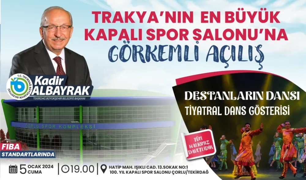 DESTANLARIN DANSI MUHTEŞEM GÖSTERİSİYLE ÇORLU’DA 