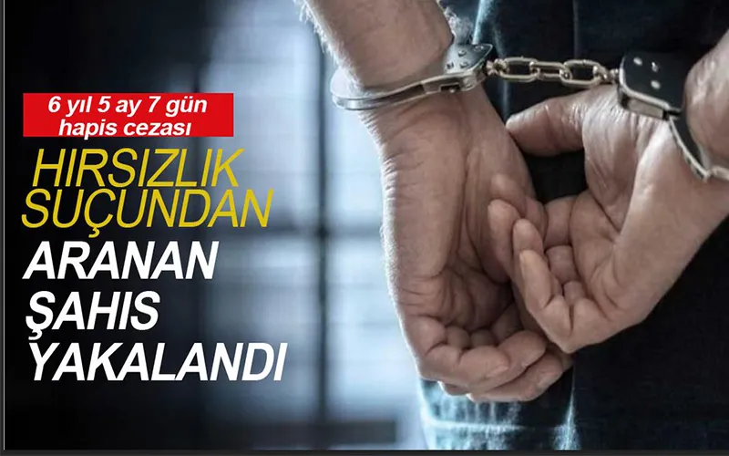 ÇERKEZKÖY POLİSİ 6 YIL KESİNLEŞMİŞ HAPİS CEZASI BULUNAN ŞAHSI YAKALADI