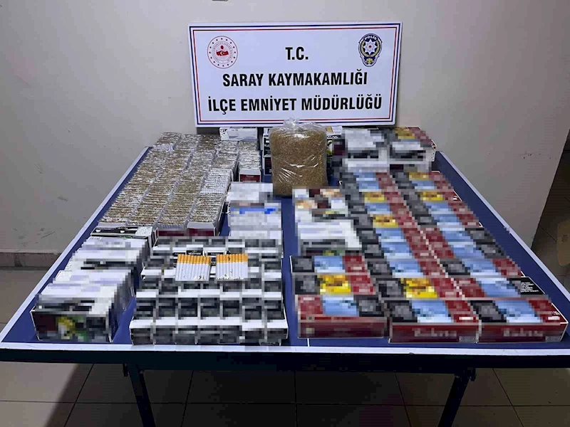 TEKİRDAĞ’DA TÜTÜN KAÇAKÇILIĞI OPERASYONU