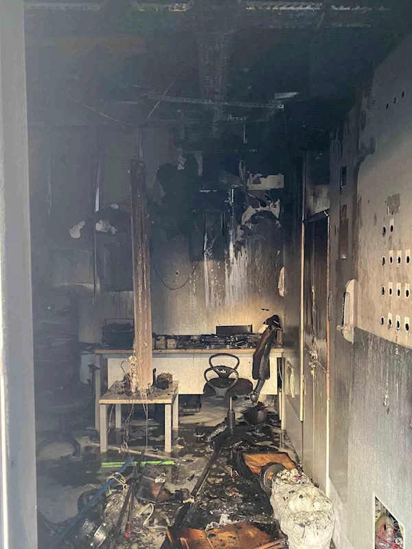 ÜRETİM TESİSİ KULLANILMAZ HALE GELDİ 