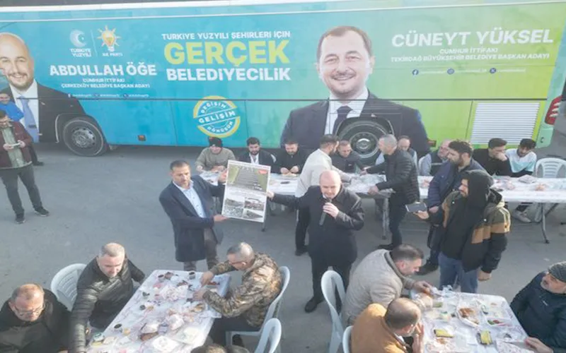 ABDULLAH ÖĞE SANAYİ ESNAFIYLA BULUŞTU