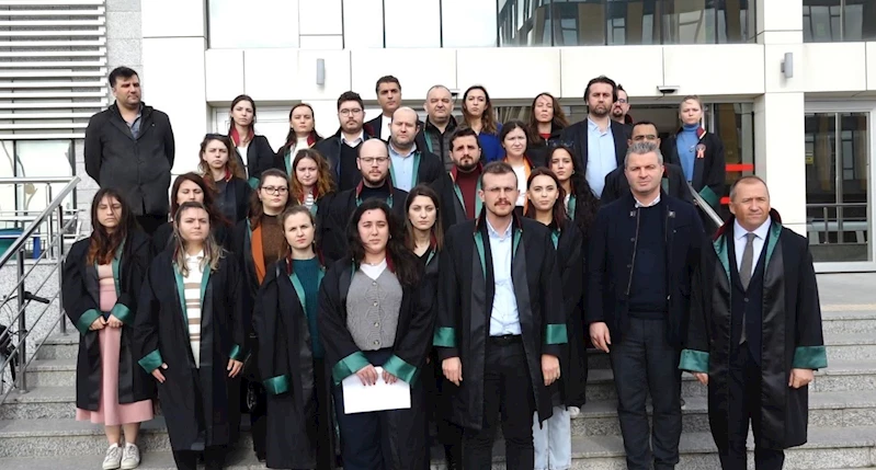 AVUKATIN BIÇAKLA TEHDİT EDİLMESİNE MESLEKTAŞLARINDAN TEPKİ