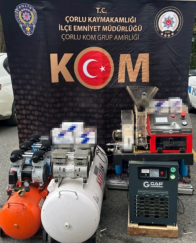 TEKİRDAĞ’DA KAÇAK SİGARA OPERASYONU