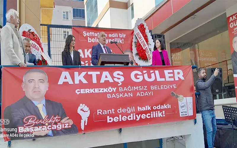 BAĞIMSIZ ADAY AKTAŞ GÜLER PROJELERİYLE DİKKAT ÇEKTİ
