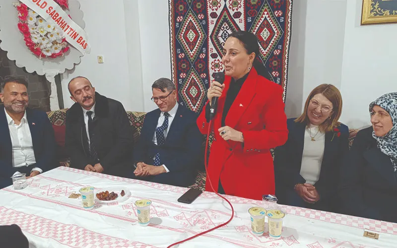 İÇİŞLERİ BAKAN MÜŞAVİRİ HATİCE ATAN ÇERKEZKÖY’DE CUMHUR İTİTFAKI’NA DESTEK VERDİ