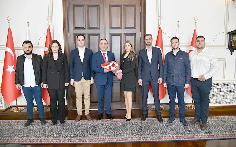 İNŞAAT MÜHENDİSLERİ ODASI BAŞKANLIĞI’NDAN VALİ SOYTÜRK’E ZİYARET