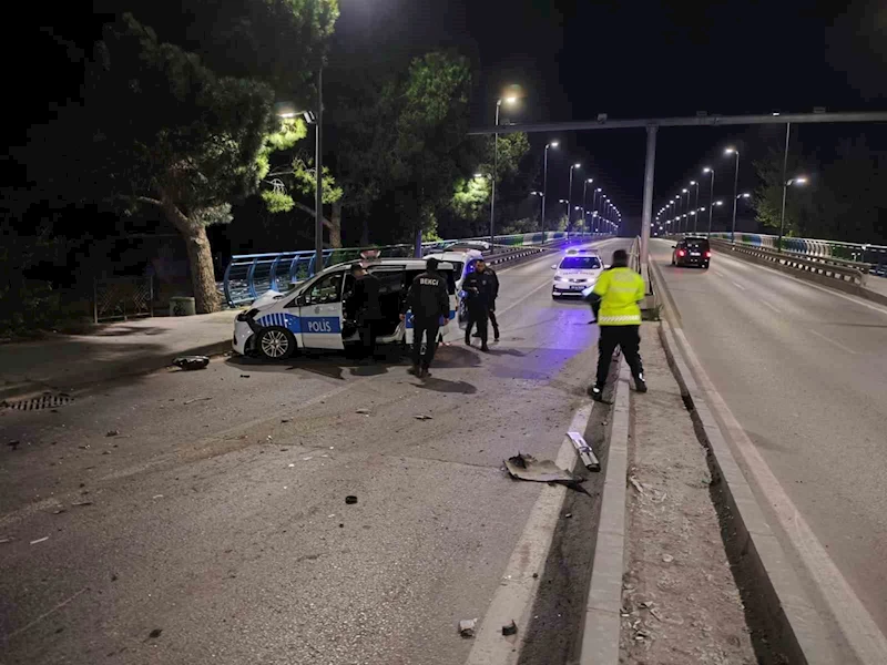 SİLAHLI YARALAMA OLAYINDAN KAÇARKEN POLİSE ÇARPTILAR