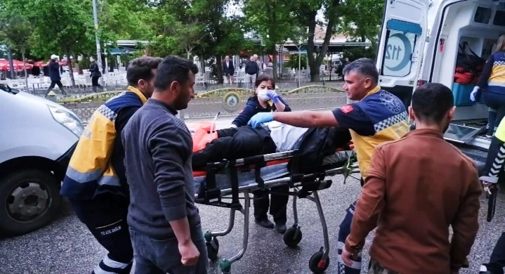 YAYA GEÇİDİNİ KULLANMADI CANINDAN OLUYORDU