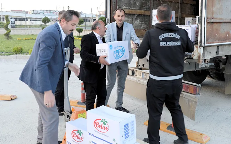 ÇERKEZKÖY BELEDİYESİ’NDEN TOKAT’A YARDIM ELİ