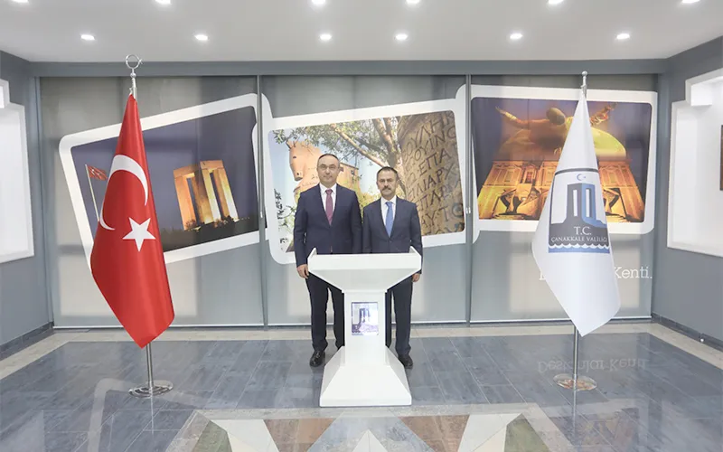 VALİ SOYTÜRK, VALİ AKTAŞ’I ZİYARET