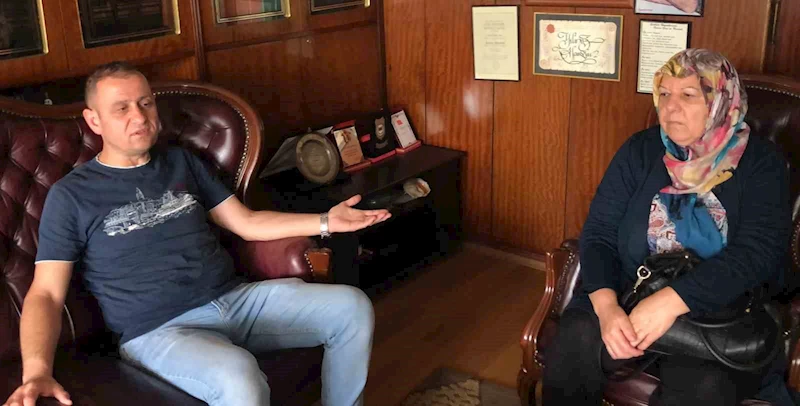 TELEFERİKTE AİLESİYLE MAHSUR KALDI