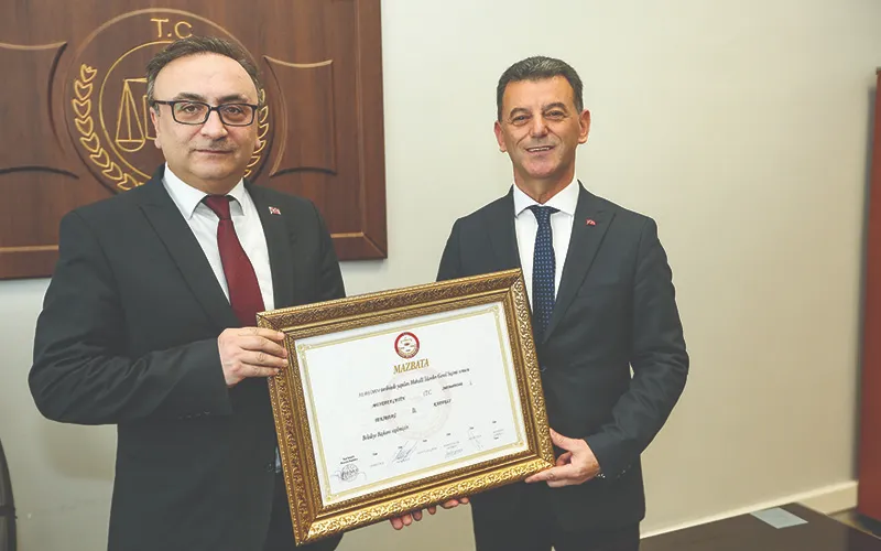 MUSTAFA ÇETİN DE MAZBATASINI ALDI