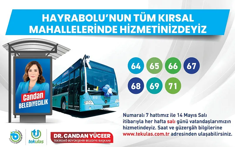 BAŞKAN YÜCEER: ULAŞIMDA HAYRABOLU