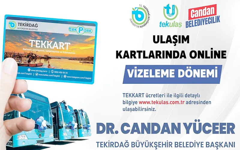ULAŞIM KARTLARINDA ONLİNE VİZELEME DÖNEMİ