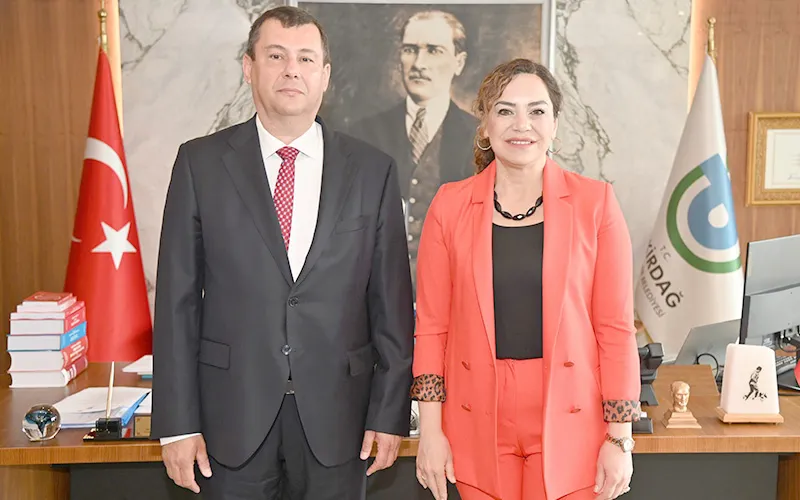 BAŞKONSOLOS’TAN BAŞKAN YÜCEER’E ZİYARET