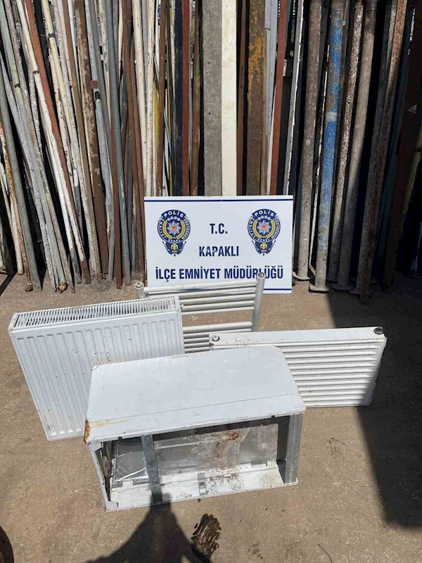 KALORİFER PETEĞİ HIRSIZI YAKALANDI 