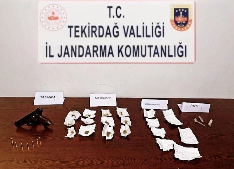 TEKİRDAĞ’DA SİLAH VE UYUŞTURUCU OPERASYONUNDA 11 KİŞİ YAKALANDI