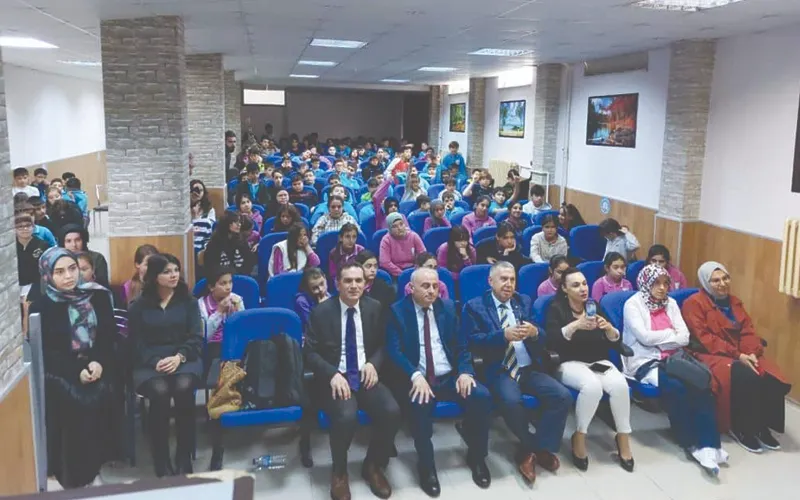 MÜJGAN SARKAN KARAGÖZ ORTAOKULU’NDA BİLİM SÖYLEŞİSİ GERÇEKLEŞTİRİLDİ