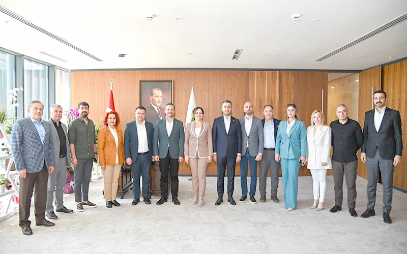 TEKİRDAĞ MİLLETVEKİLLERİNDEN BAŞKAN YÜCEER’E ZİYARET