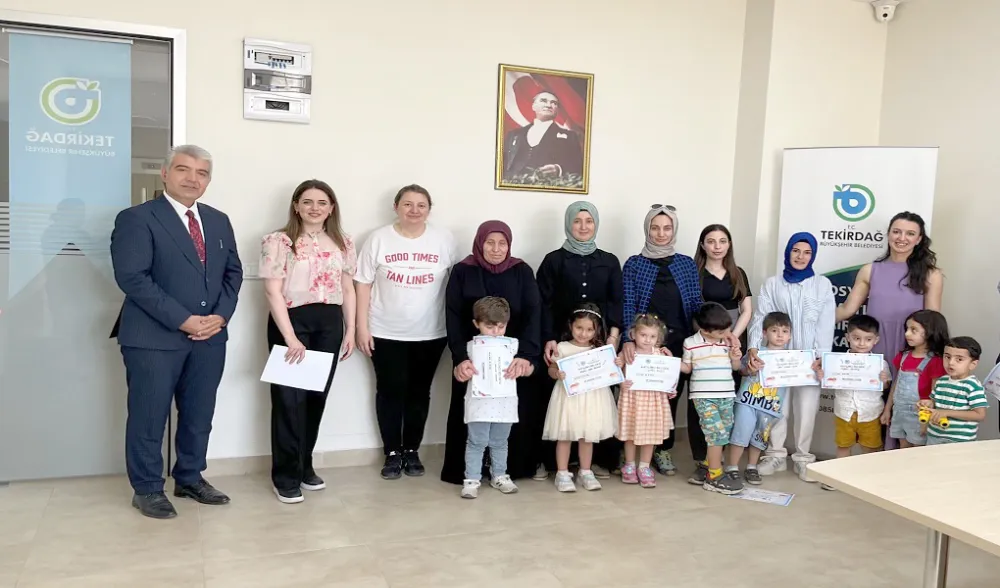 KADIN VE ÇOCUKLARA ÖZEL ATÖLYEDE BELGELER ALINDI