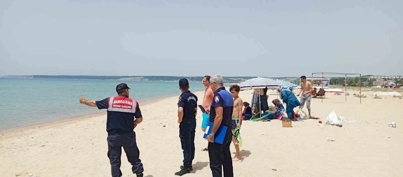 JANDARMADAN TATİLCİLERE BOĞULMA UYARISI