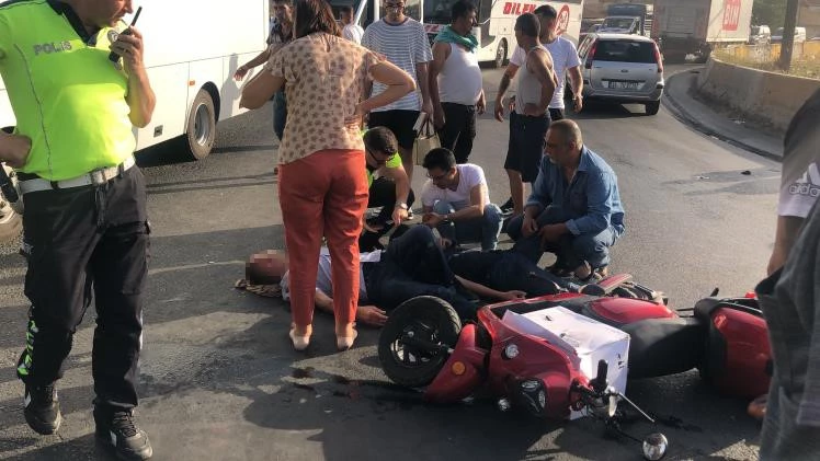 BABA OĞUL KAZADA YARALANDI