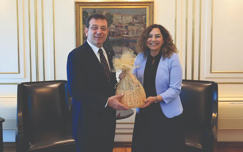 CANDAN BAŞKAN İMAMOĞLU’NU ZİYARET ETTİ