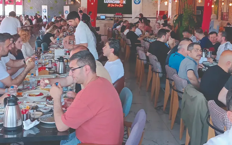 ÇERKEZKÖY TÜRK EĞİTİM SEN AİLESİ KAHVALTIDA BULUŞTU