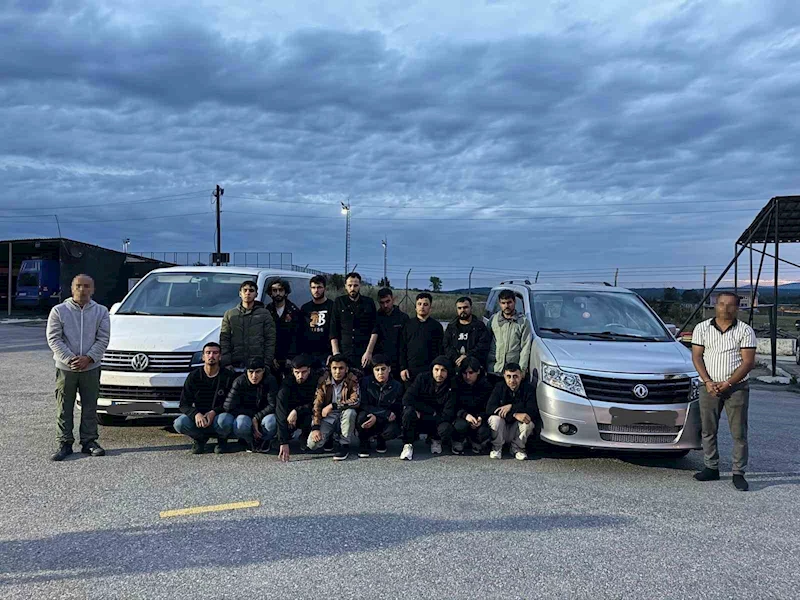 TEKİRDAĞ’DA 15 KAÇAK GÖÇMEN, REHBER VE ORGANİZATÖRLERLE YAKALANDI