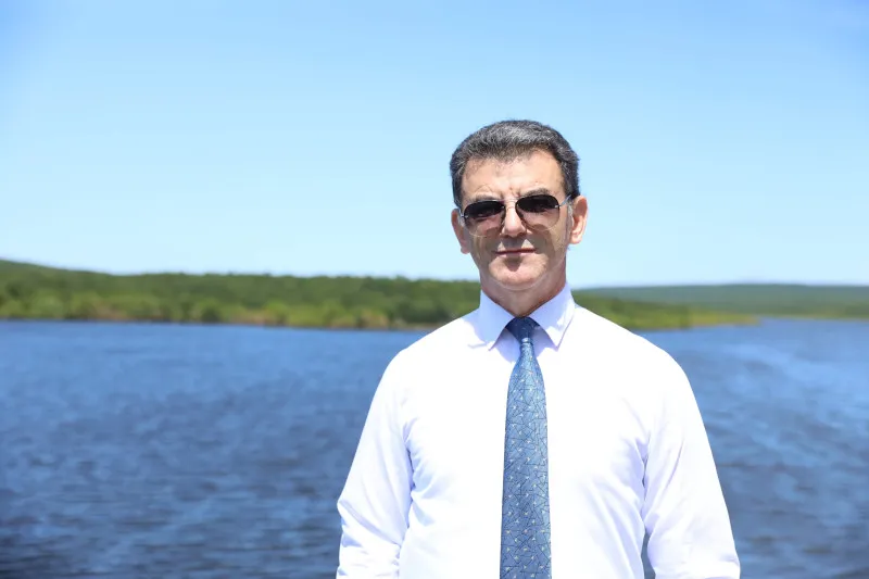 BAŞKAN ÇETİN, AYVACIK BARAJI’NDA İNCELEMELERDE BULUNDU