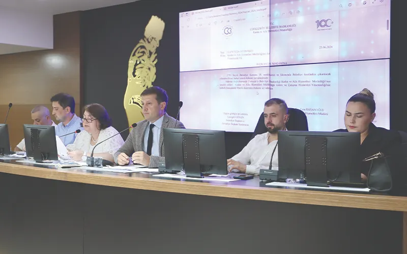 ÇERKEZKÖY MECLİSİ’NDE TEMMUZ AYI TOPLANTISININ İLKİ YAPILDI