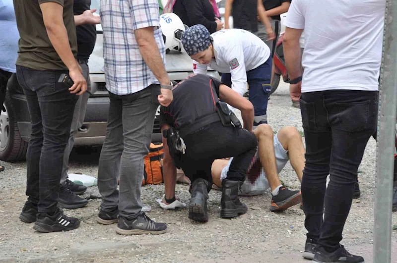 CADDEDE KARŞILAŞTIĞI HUSUMETLİSİNİ TABANCAYLA VURDU