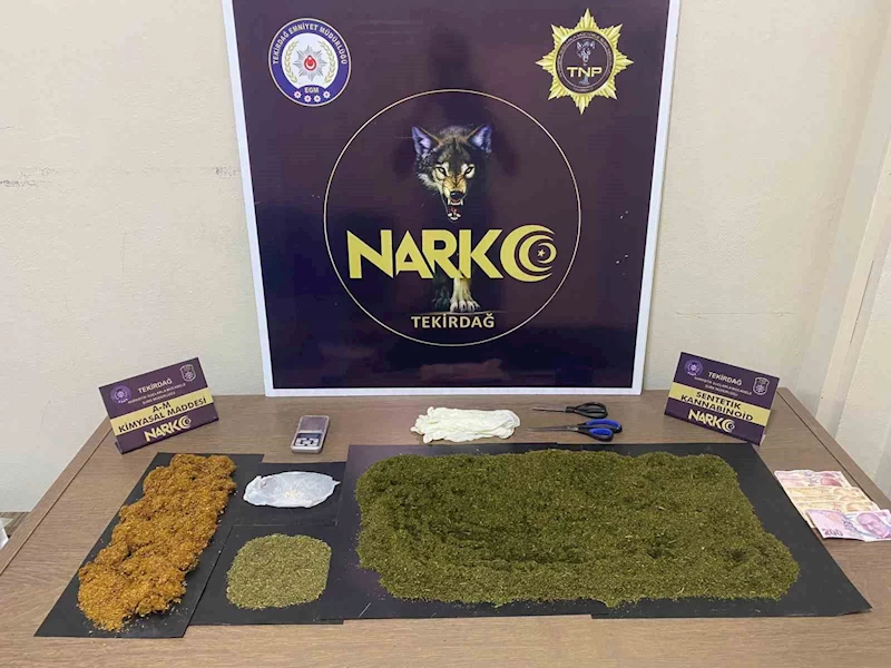 TEKİRDAĞ’DA UYUŞTURUCU OPERASYONU: ZEHİR TACİRLERİNE GÖZ AÇTIRILMIYOR