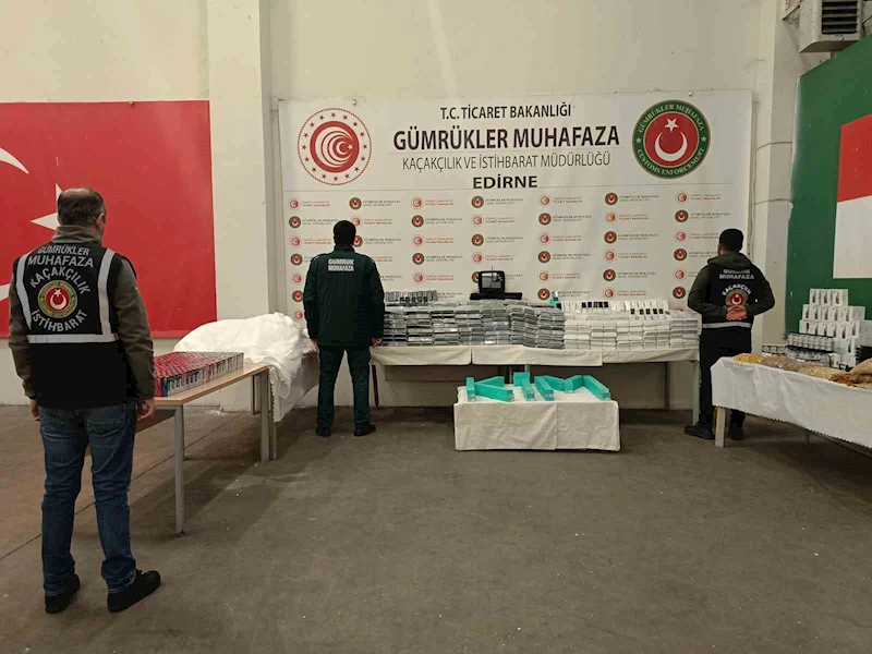 KAPIKULE’DE SON 1 HAFTADA MİLYONLARCA LİRA DEĞERİNDE KAÇAK EŞYA ELE GEÇİRİLDİ