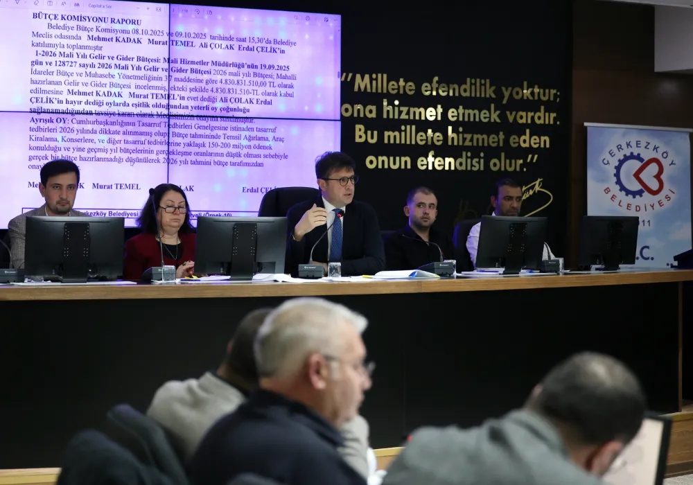 ÇERKEZKÖY BELEDİYE MECLİSİ EKİM AYI TOPLANTILARINI TAMAMLADI