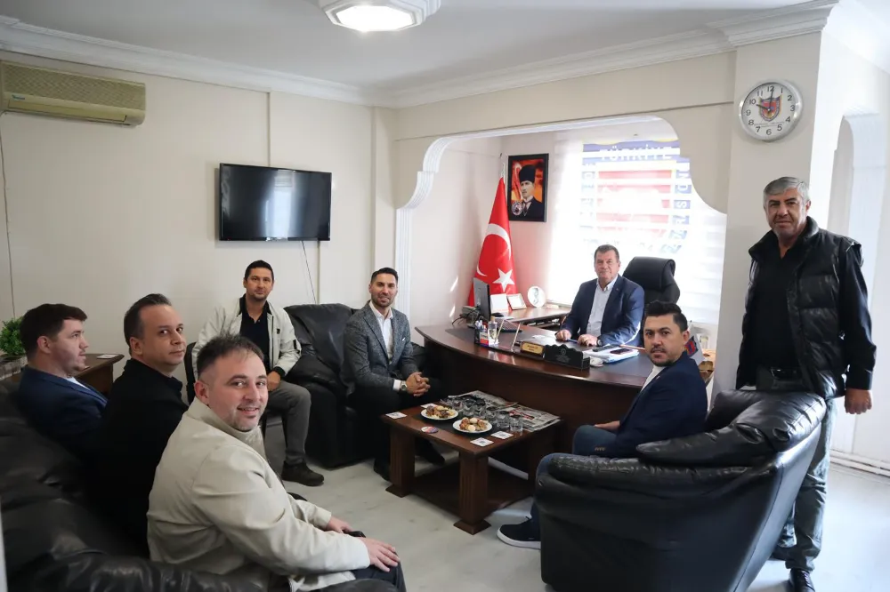 CHP ÇERKEZKÖY İLÇE YÖNETİMİNDEN ESNAF ODALARINA ZİYARET