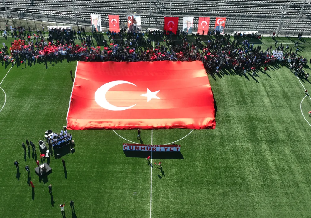 ÇERKEZKÖY’DE CUMHURİYETİN 102. VE KURTULUŞUN 103. YILI COŞKUYLA KUTLANDI