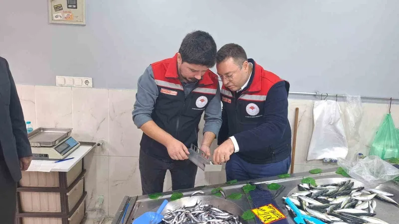 HAYRABOLU’DA BALIK SATIŞ YERLERİ DENETLENDİ