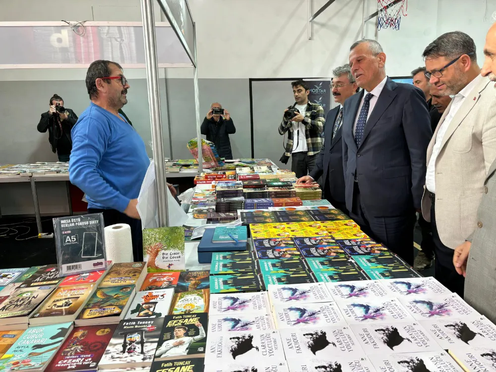 ÇERKEZKÖY 1. GELENEKSEL KİTAP FUARI TÖRENLE AÇILDI