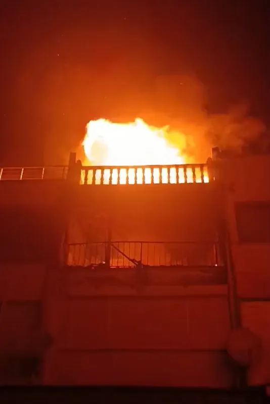 TEKİRDAĞ’DA YAZLIK SİTEDE EV YANGINI