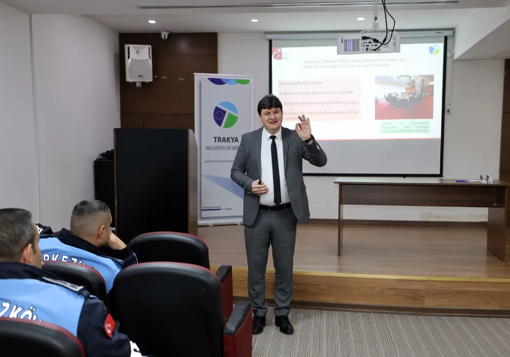 BELEDİYE PERSONELİ ‘ETİK DAVRANIŞ İLKELERİ’ EĞİTİMİ GÖRDÜ