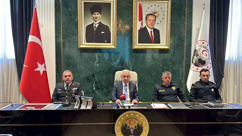 VALİ TURAN: SUÇ VE SUÇ ÖRGÜTÜYLE MÜCADELEYİ KARARLILIKLA SÜRDÜRÜYORUZ