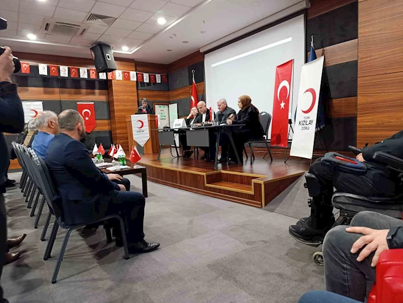 KIZILAY ÇORLU ŞUBESİ’NİN GENEL KURUL YAPILDI