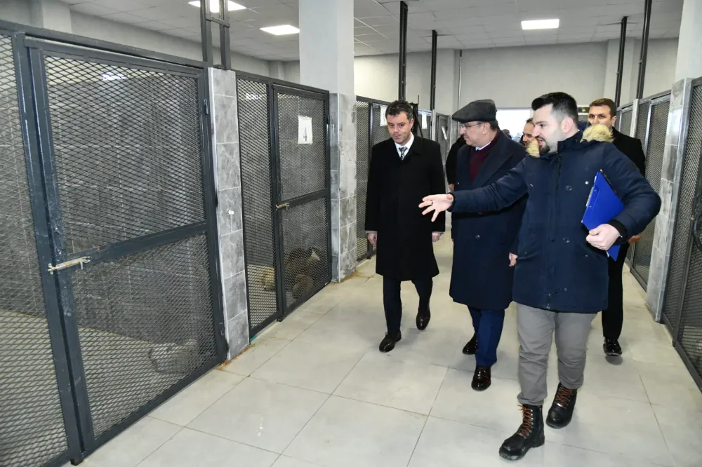 VALİ SOYTÜRK ÇORLU’DA HAYVAN BARINAĞINDA İNCELEMELERDE BULUNDU