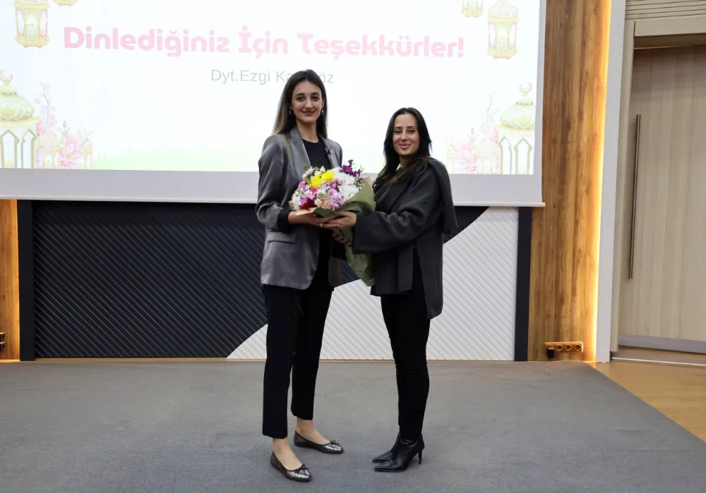 RAMAZAN AYI’NDA SAĞLIKLI BESLENME SEMİNERİ DÜZENLENDİ