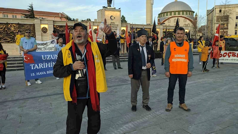 57. ALAY, 15. HAVA BÖLÜĞÜ KEŞAN’DA BULUŞTUKLARI 27. ALAY GÖNÜLLÜLERİ İLE ÇANAKKALE’YE UĞURLANDI