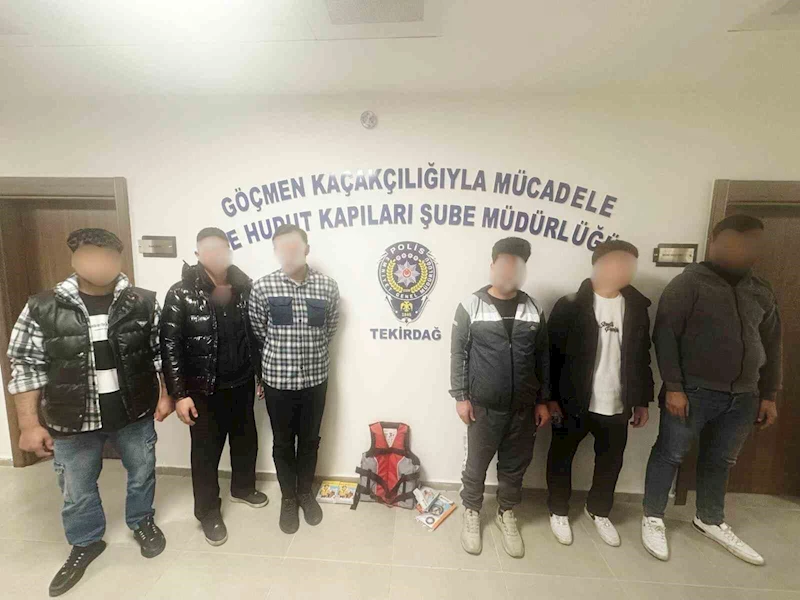 TEKİRDAĞ’DA GÖÇMEN KAÇAKÇILIĞI OPERASYONUNDA 3 ORGANİZATÖR TUTUKLANDI